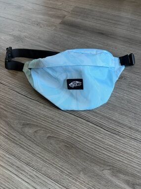 Vans Light Blue Tie-Dye Fanny Pack with Black Strap